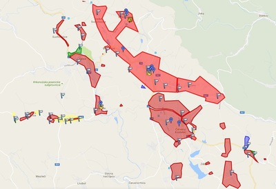 Mapa pokrytí Rtyně.net